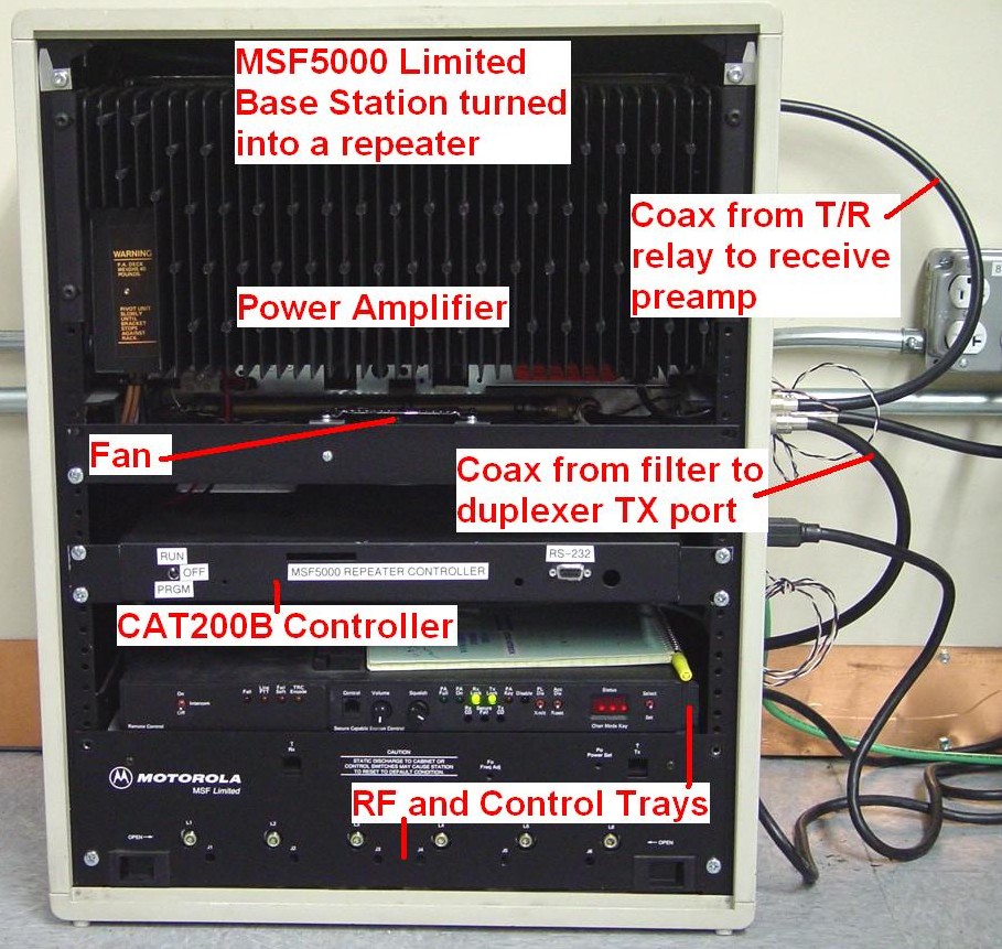 Motorola MSF5000 MSR2000 MTR2000 MTR3000 Quantar Radio Repeater DC Power Cable 